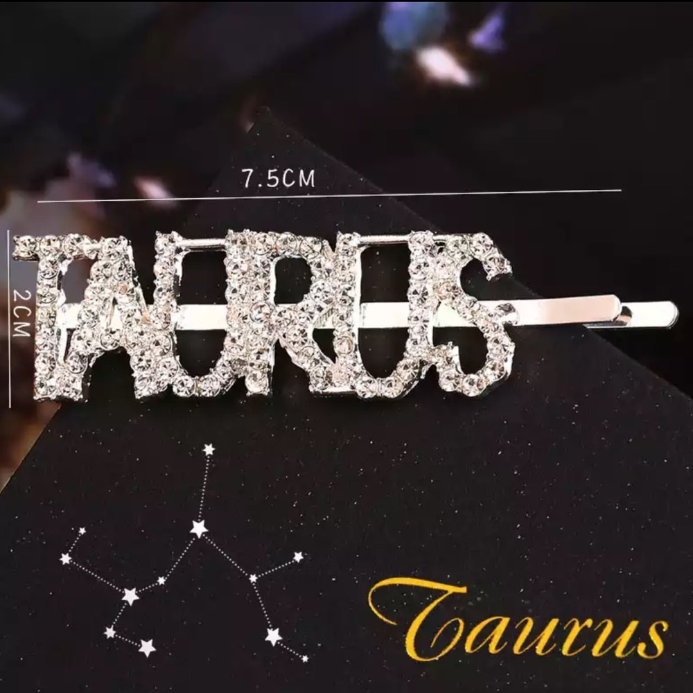 Astrology Bling Hair Clip